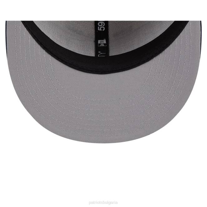 аксесоари Patriots Jersey нова ера stone/navy 2023 nfl draft on stage 59fifty вталена шапка мъже T8TH115