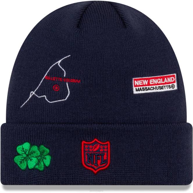 аксесоари Patriots Jersey нова ера военноморска супер купа xxxvi градски транзит плетена шапка с маншети мъже T8TH455