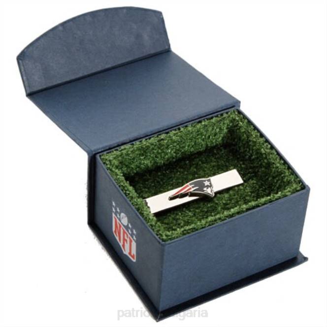 аксесоари Patriots Jersey лента за вратовръзка с логото на отбора Silvertone мъже T8TH62