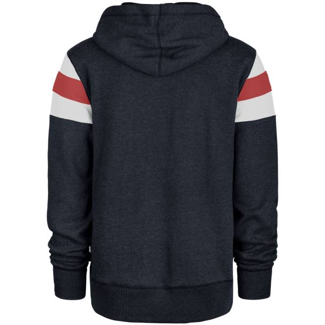 облекло Patriots Jersey 47 военноморска суичър с качулка Premier nico мъже T8TH605