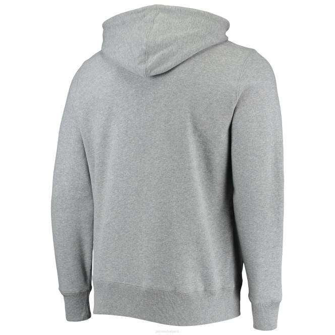 облекло Patriots Jersey 47 сив пуловер с качулка с качулка и сив цвят мъже T8TH564