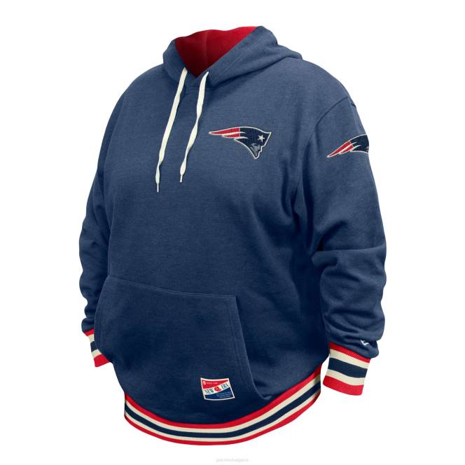 облекло Patriots Jersey нова ера тъмносин голям и висок пуловер с качулка NFL мъже T8TH581