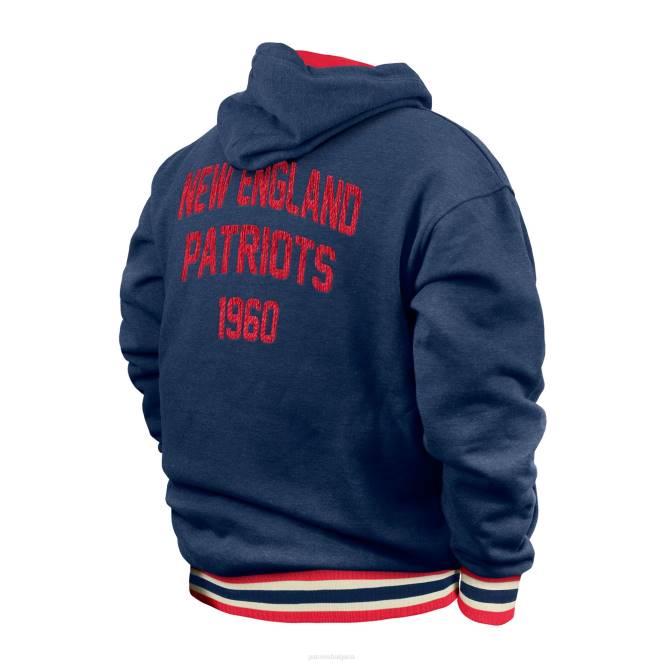 облекло Patriots Jersey нова ера тъмносин голям и висок пуловер с качулка NFL мъже T8TH588