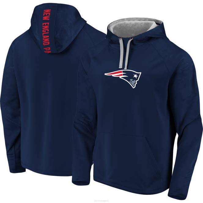 облекло Patriots Jersey тъмносин голям и висок пуловер с лого мъже T8TH489