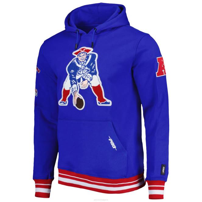 облекло Patriots Jersey професионален стандартен кралски ретро класически пуловер с качулка мъже T8TH502