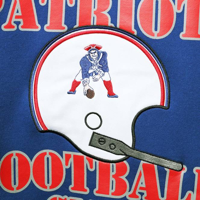 облекло Patriots Jersey пуловер пуловер за кралска съблекалня за начало мъже T8TH649