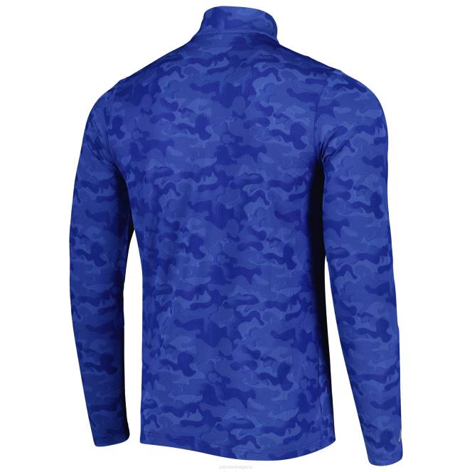 облекло Patriots Jersey горнище с четвърт цип на антигуа кралска бригада мъже T8TH809