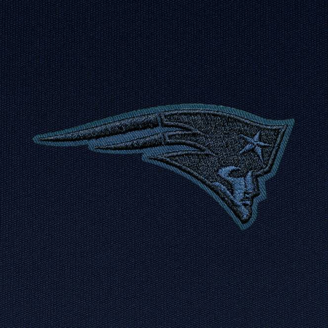 облекло Patriots Jersey качулка с качулка с пълен цип и тонално лого на антигуа мъже T8TH821