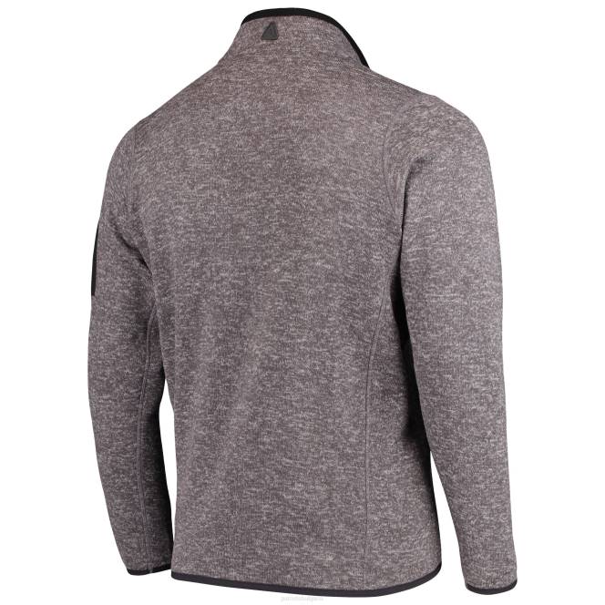 облекло Patriots Jersey antigua charcoal fortune пуловер яке с четвърт цип мъже T8TH696