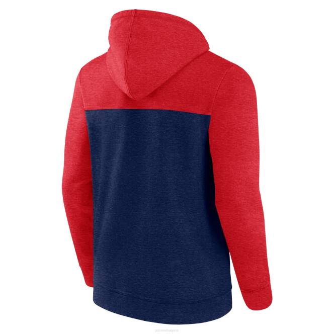 облекло Patriots Jersey fanatics марка Heather на пух и дистанция с цял цип качулка мъже T8TH485