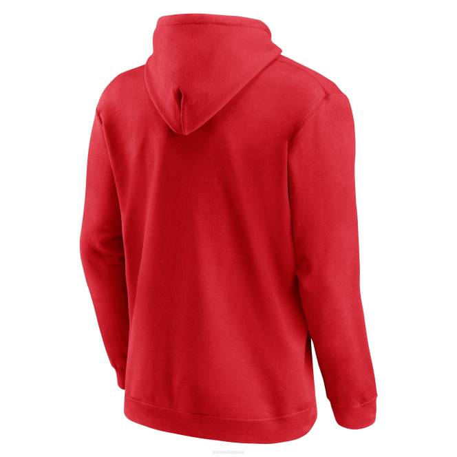 облекло Patriots Jersey пуловер с качулка с марка fanatics червен продължаваща династия мъже T8TH479