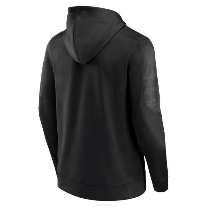 облекло Patriots Jersey fanatics брандиран черен пуловер с качулка мъже T8TH493