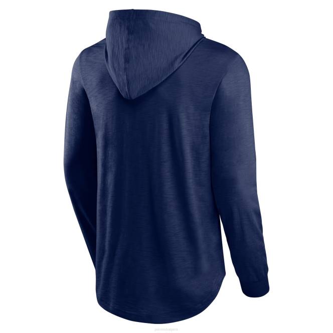 облекло Patriots Jersey тениска с дълъг ръкав и качулка с марка fanatics мъже T8TH795