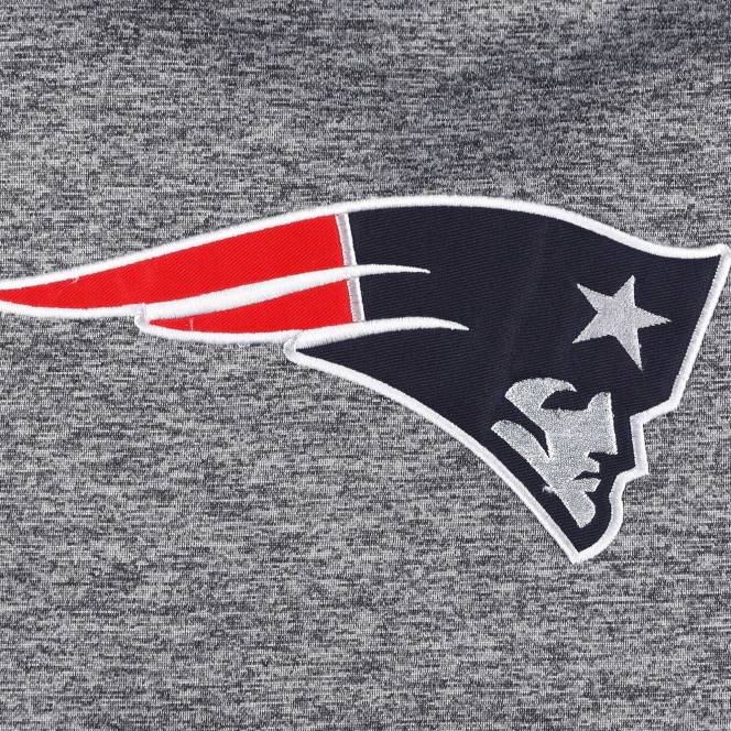 облекло Patriots Jersey голям и висок камуфлажен пуловер с качулка с марката fanatics heather charcoal мъже T8TH591