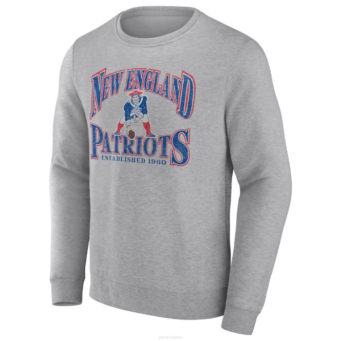 облекло Patriots Jersey пуловер пуловер с марка fanatics heathered charcoal playability мъже T8TH567