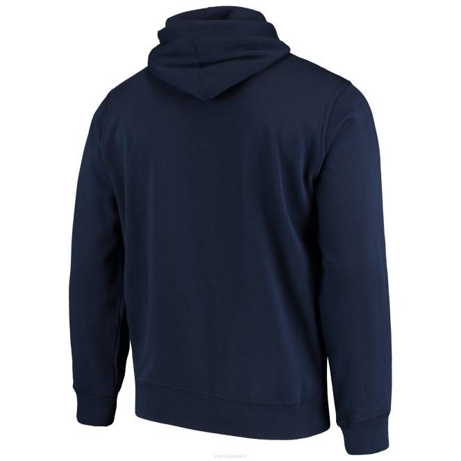 облекло Patriots Jersey g-iii sports by carl banks тъмносин перфектен сезонен суичър с цял цип мъже T8TH651