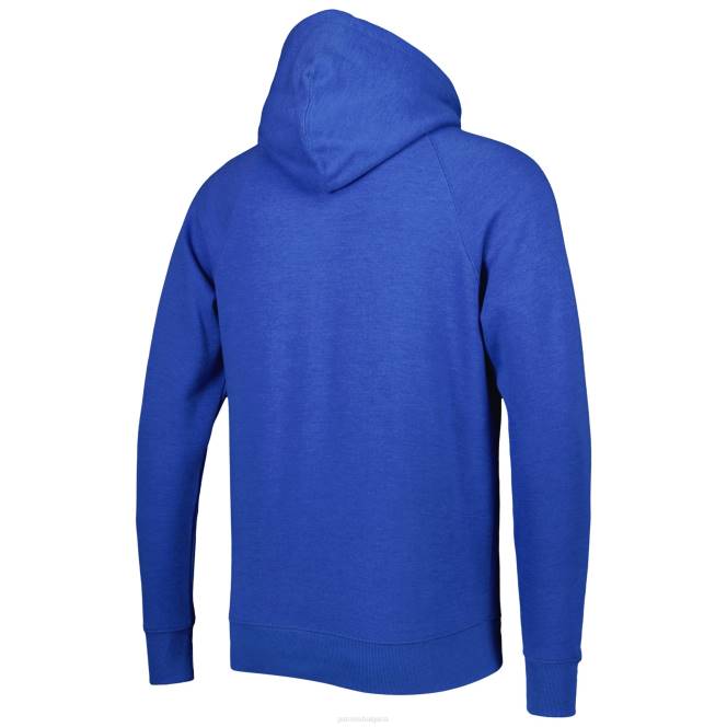 облекло Patriots Jersey homage royal ретро шлем пуловер с качулка от три смеси реглан мъже T8TH617