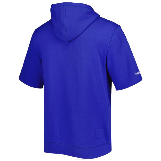 облекло Patriots Jersey кралски пран пуловер с къс ръкав mitchell & ness hoodie мъже T8TH562