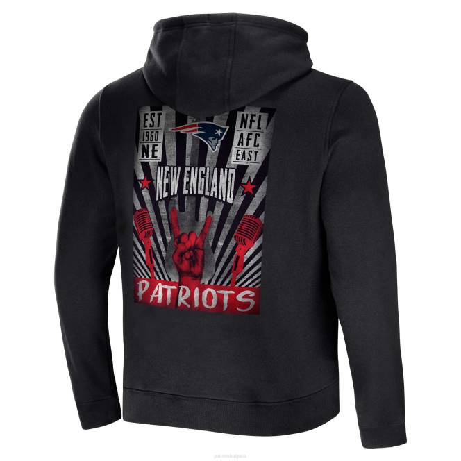 облекло Patriots Jersey nfl x darius rucker колекция от fanatics черна рокерска качулка с пълен цип мъже T8TH589