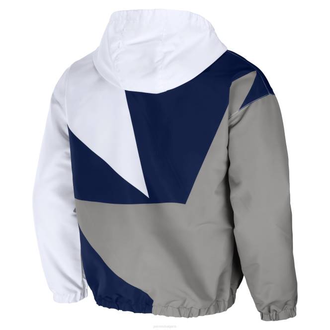 облекло Patriots Jersey nfl x staple тъмносиньо леко яке с четвърт цип мъже T8TH586