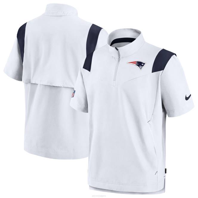 облекло Patriots Jersey nike бели странични треньори шеврон пуловер горнище мъже T8TH610