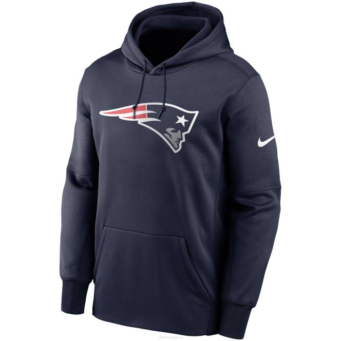 облекло Patriots Jersey пуловер с качулка с основно лого на nike navy fan gear мъже T8TH469