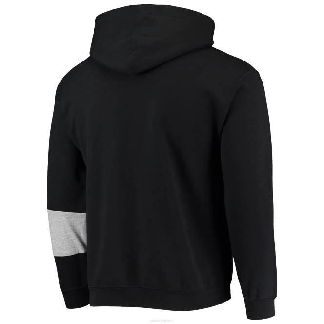 облекло Patriots Jersey refried apparel черен устойчив пуловер с качулка мъже T8TH792