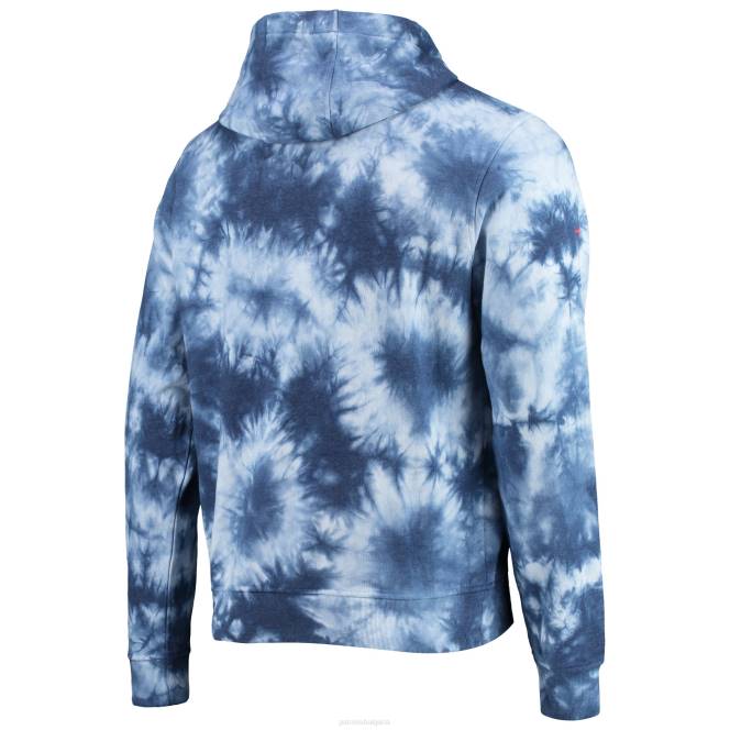 облекло Patriots Jersey tommy hilfiger тъмносинен пуловер с качулка с вратовръзка мъже T8TH743