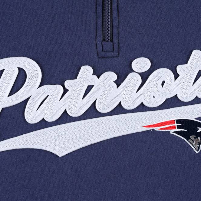 облекло Patriots Jersey суитшърт tommy hilfiger navy/red aiden с четвърт цип мъже T8TH678