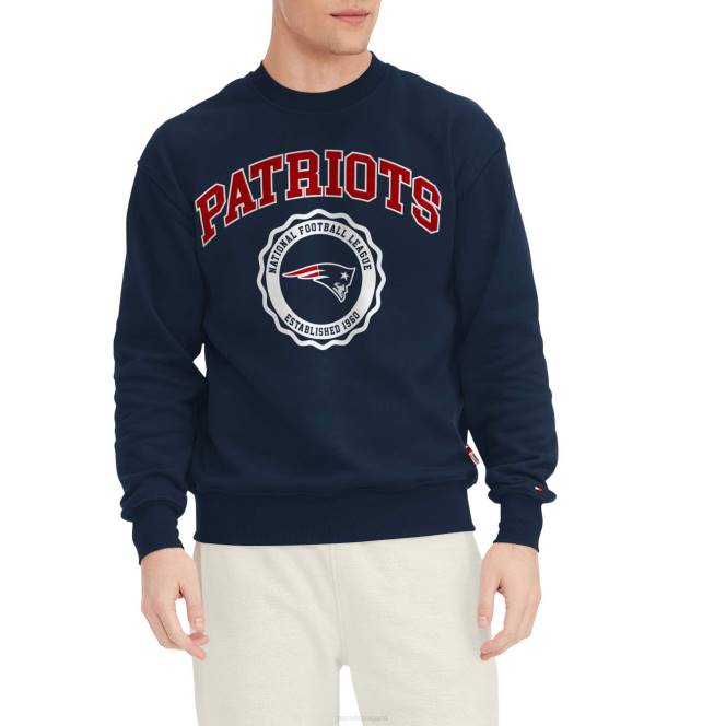 облекло Patriots Jersey tommy hilfiger тъмносин суичър ronald crew мъже T8TH742