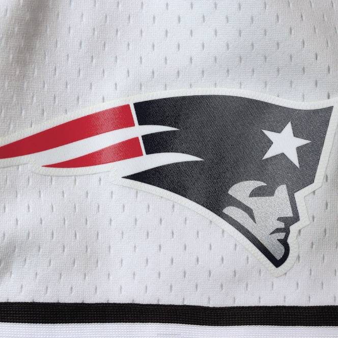 облекло Patriots Jersey професионални стандартни бели мрежести шорти мъже T8TH1714