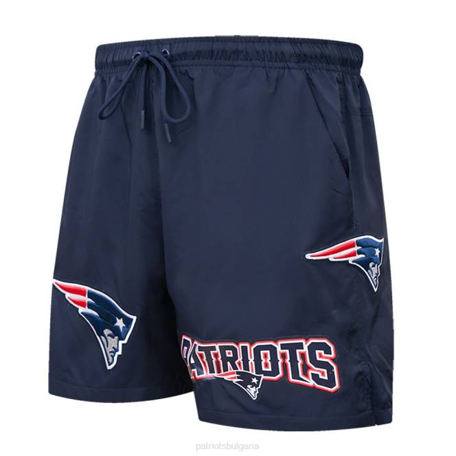 облекло Patriots Jersey професионални стандартни тъмносини тъкани шорти мъже T8TH1739