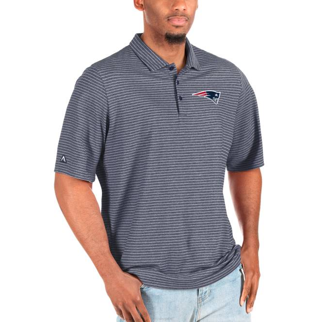 облекло Patriots Jersey Antigua Heathered морско голямо и високо поло esteem мъже T8TH1503