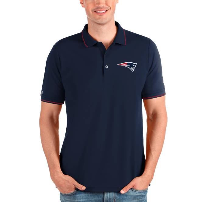 облекло Patriots Jersey антигуа флот заможно поло мъже T8TH1336