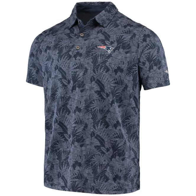 облекло Patriots Jersey Tommy Bahama Navy Sport Palmetto Palms Polo мъже T8TH1492