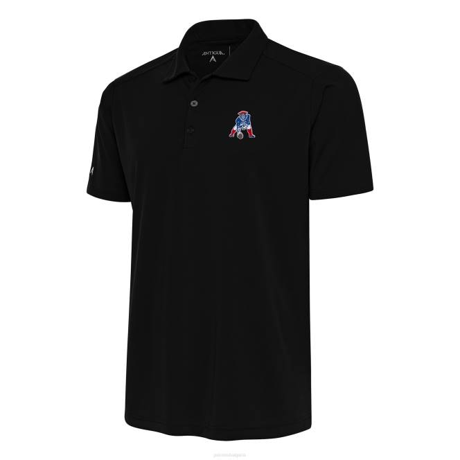 облекло Patriots Jersey antigua black team лого завръщане голямо и високо трибют поло мъже T8TH1534