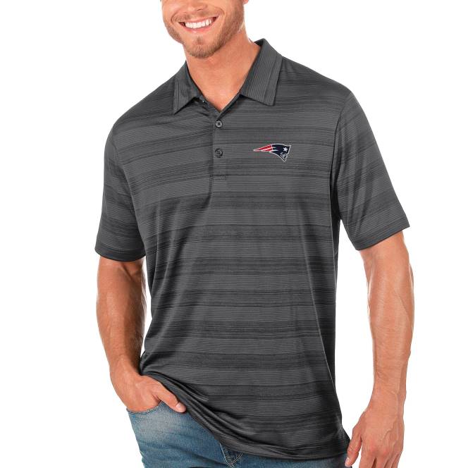 облекло Patriots Jersey antigua charcoal compass polo мъже T8TH1580