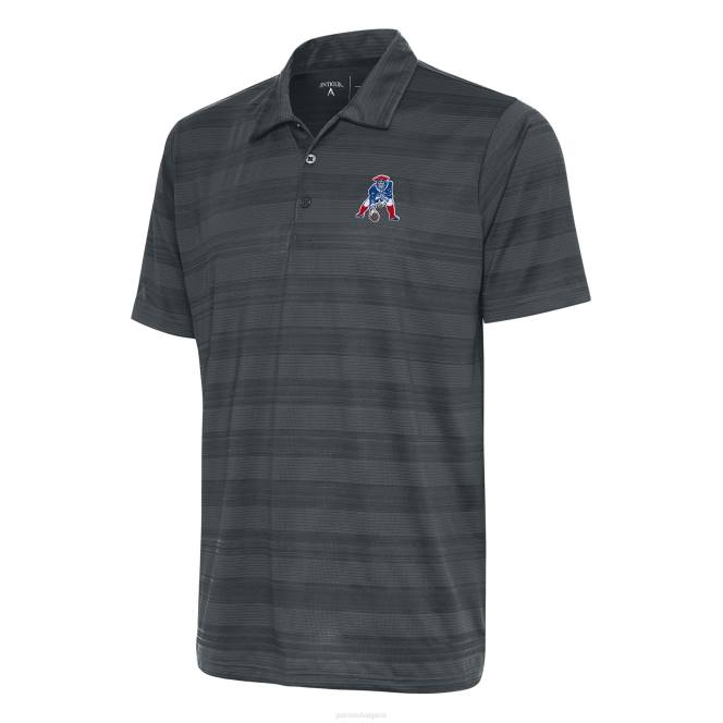 облекло Patriots Jersey antigua charcoal team logo throwback compass polo мъже T8TH1372