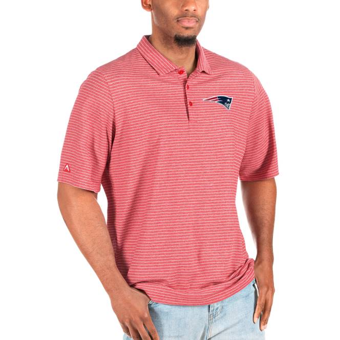 облекло Patriots Jersey antigua heathered червено big & tall esteem polo мъже T8TH1403