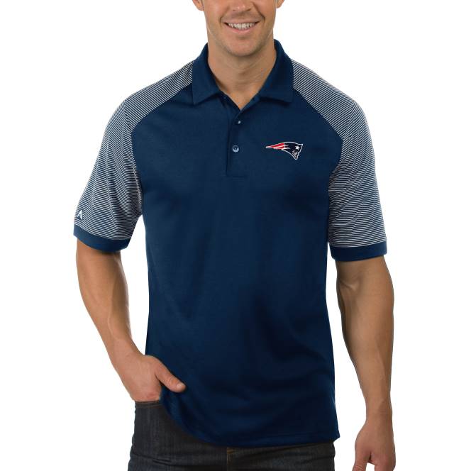 облекло Patriots Jersey antigua navy ангажира голямо и високо поло мъже T8TH1416