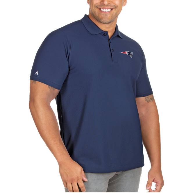 облекло Patriots Jersey antigua navy big & tall legacy pique polo мъже T8TH1611