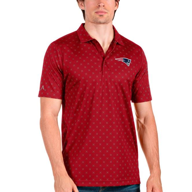 облекло Patriots Jersey antigua red spark поло мъже T8TH1420