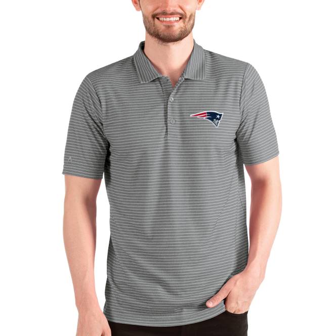 облекло Patriots Jersey antigua steel esteem polo мъже T8TH1484