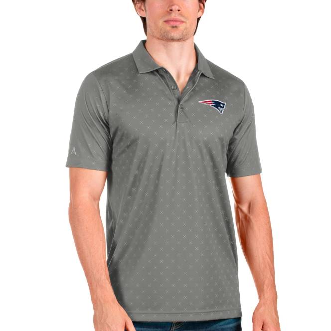 облекло Patriots Jersey antigua steel spark polo мъже T8TH1477