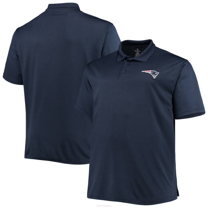 облекло Patriots Jersey тъмносиньо голямо и високо birdseye поло мъже T8TH1271