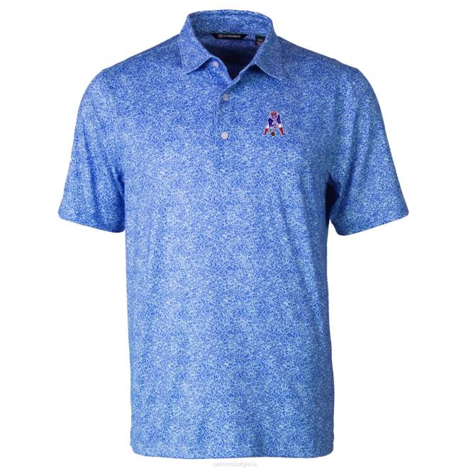 облекло Patriots Jersey cutter & buck blue throwback logo pike constellation stretch polo мъже T8TH1551