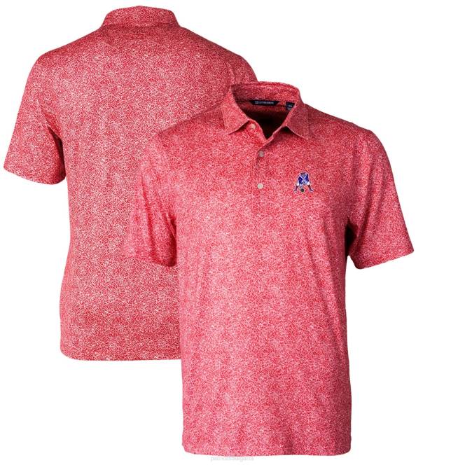 облекло Patriots Jersey cutter & buck red throwback logo pike constellation stretch polo мъже T8TH1404