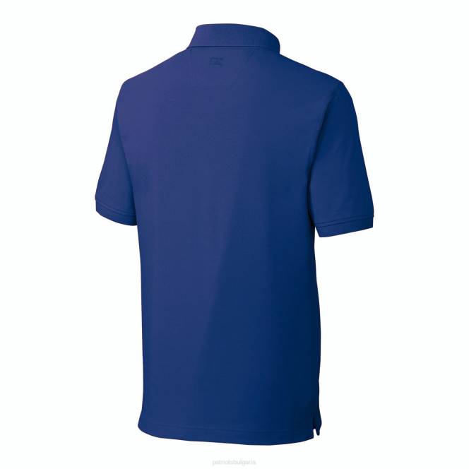 облекло Patriots Jersey cutter & buck royal advantage tri-blend pique big & tall throwback polo мъже T8TH1462