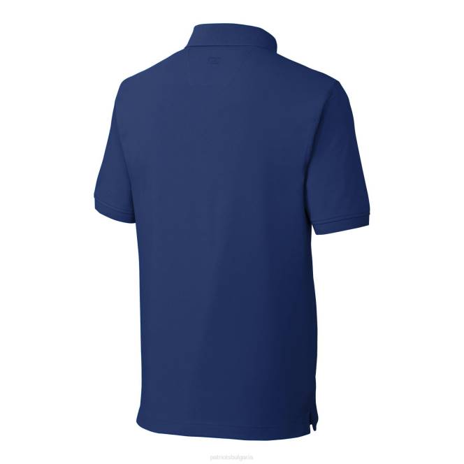 облекло Patriots Jersey cutter & buck royal advantage tri-blend pique throwback polo мъже T8TH1435