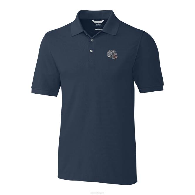 облекло Patriots Jersey cutter & buck флотска каска предимство tri-blend pique polo мъже T8TH1285